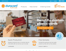 Tablet Screenshot of duracard.com
